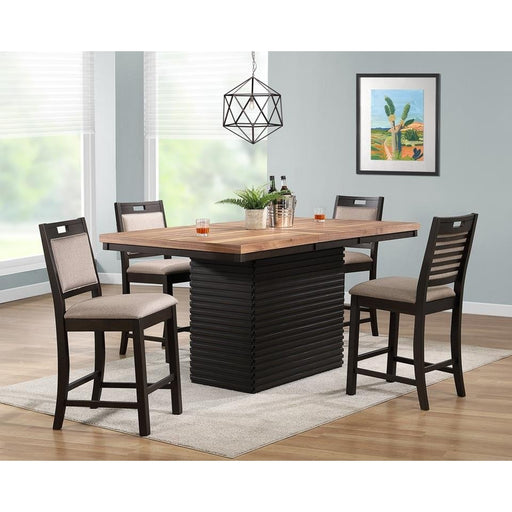 Luxus 5-Pieces Counter Height Dining Table Set