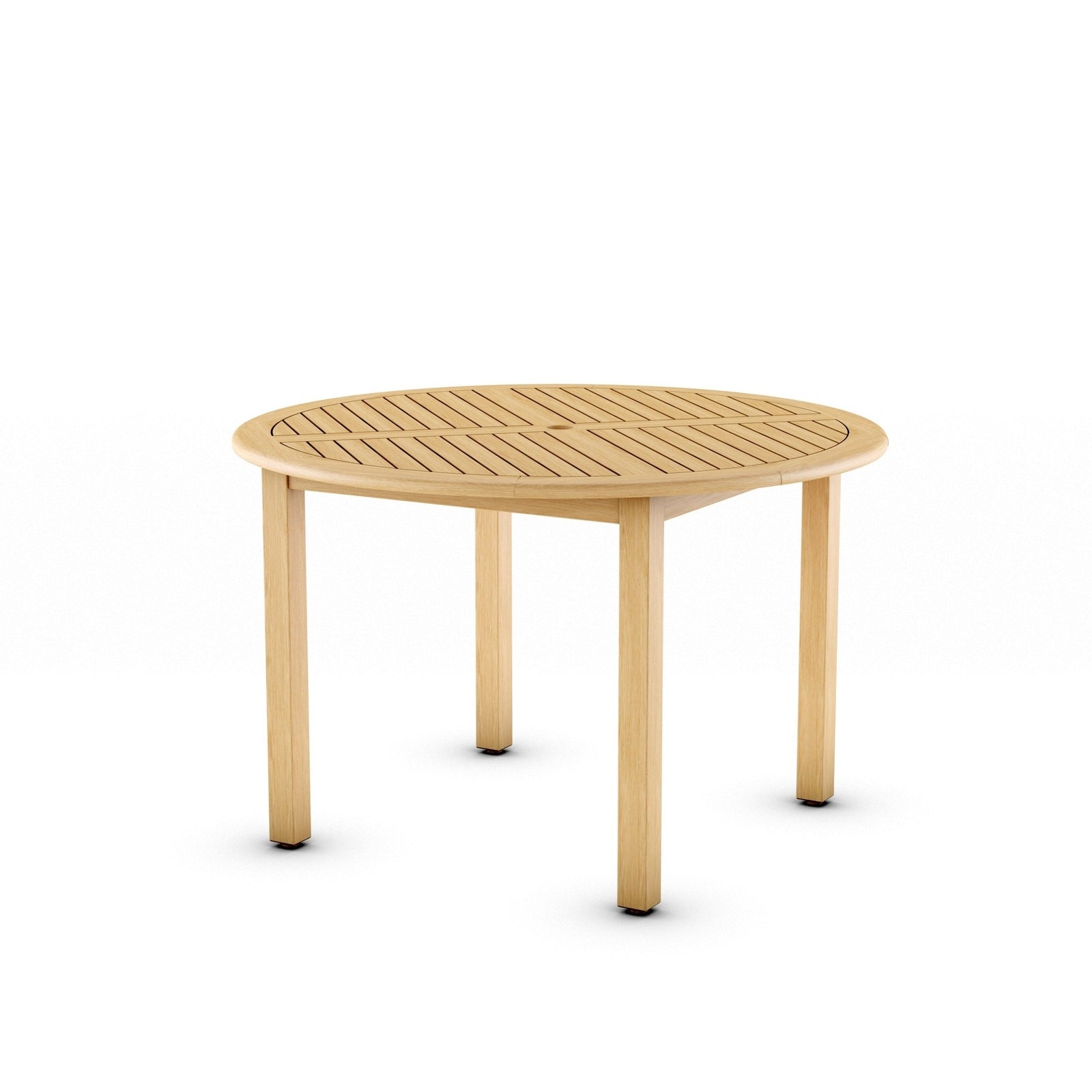 Midtown Concept Oldbury Round Finish Table & 4 Vera Stacking Armchair - OLDBU_4VERAARM