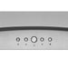 Hauslane 36-Inch Island Range Hood with Tempered Glass in Stainless Steel - IS-200SS-36