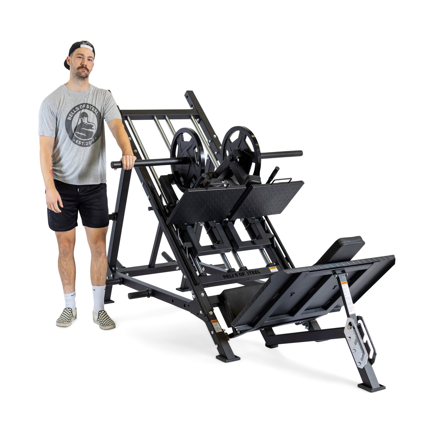 Bells Of Steel 2-in-1 Iso Leg Press & Hack Squat Machine / The Juggernaut - ISO-LPHSQ-MA-SET