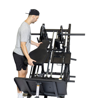 Bells Of Steel 2-in-1 Iso Leg Press & Hack Squat Machine / The Juggernaut - ISO-LPHSQ-MA-SET