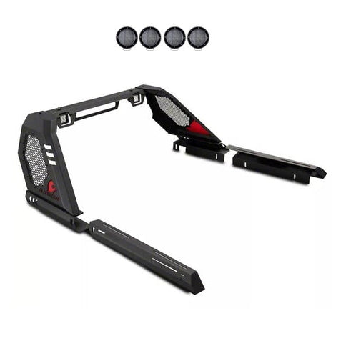 Black Horse VIRB06B-PLFB Black Horse Vigor Roll Bar Kit - BLKVIRB06BPFB