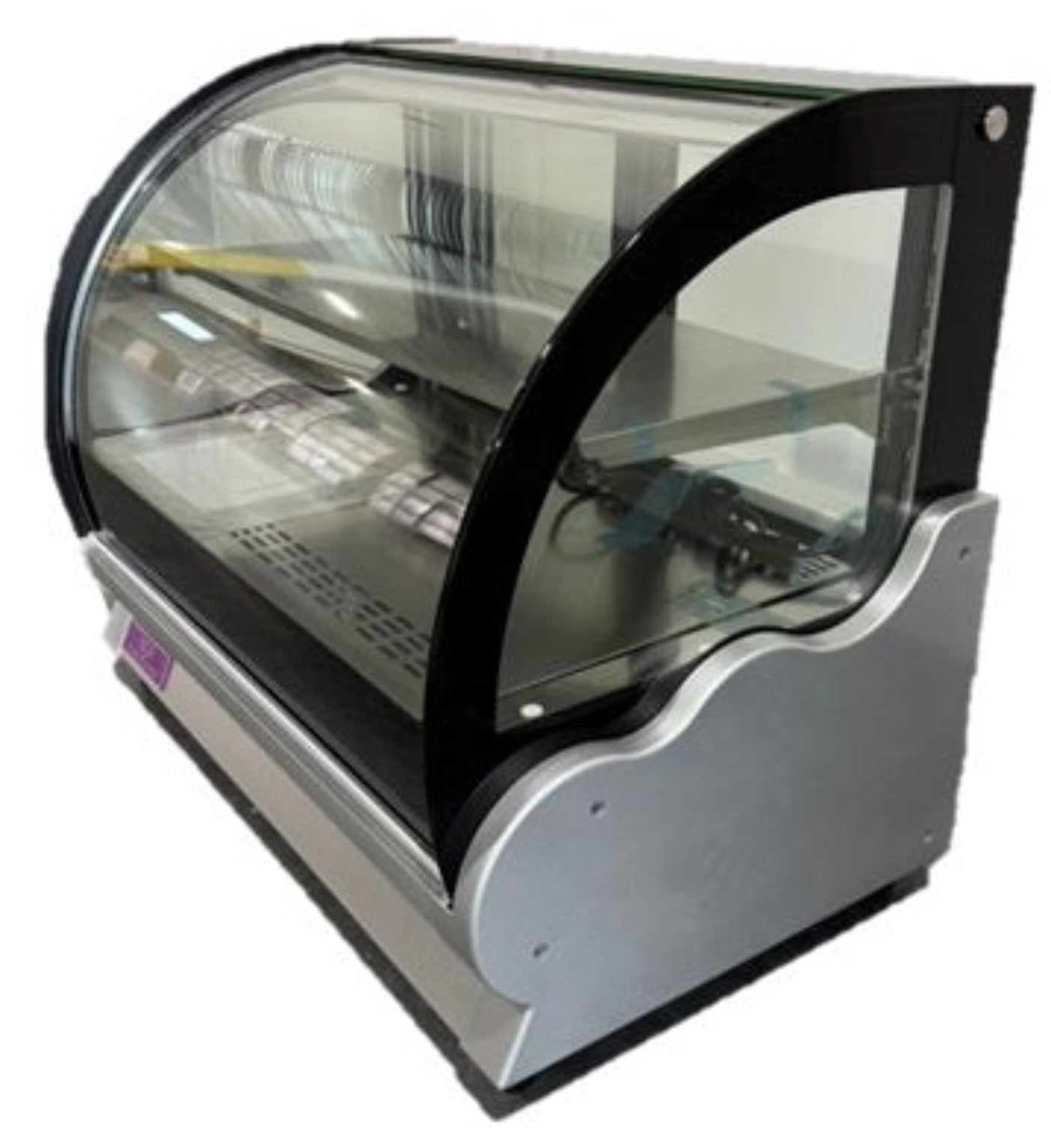 Chef AAA47"W Curved Glass Countertop Refrigerated Display Case - WTC-120