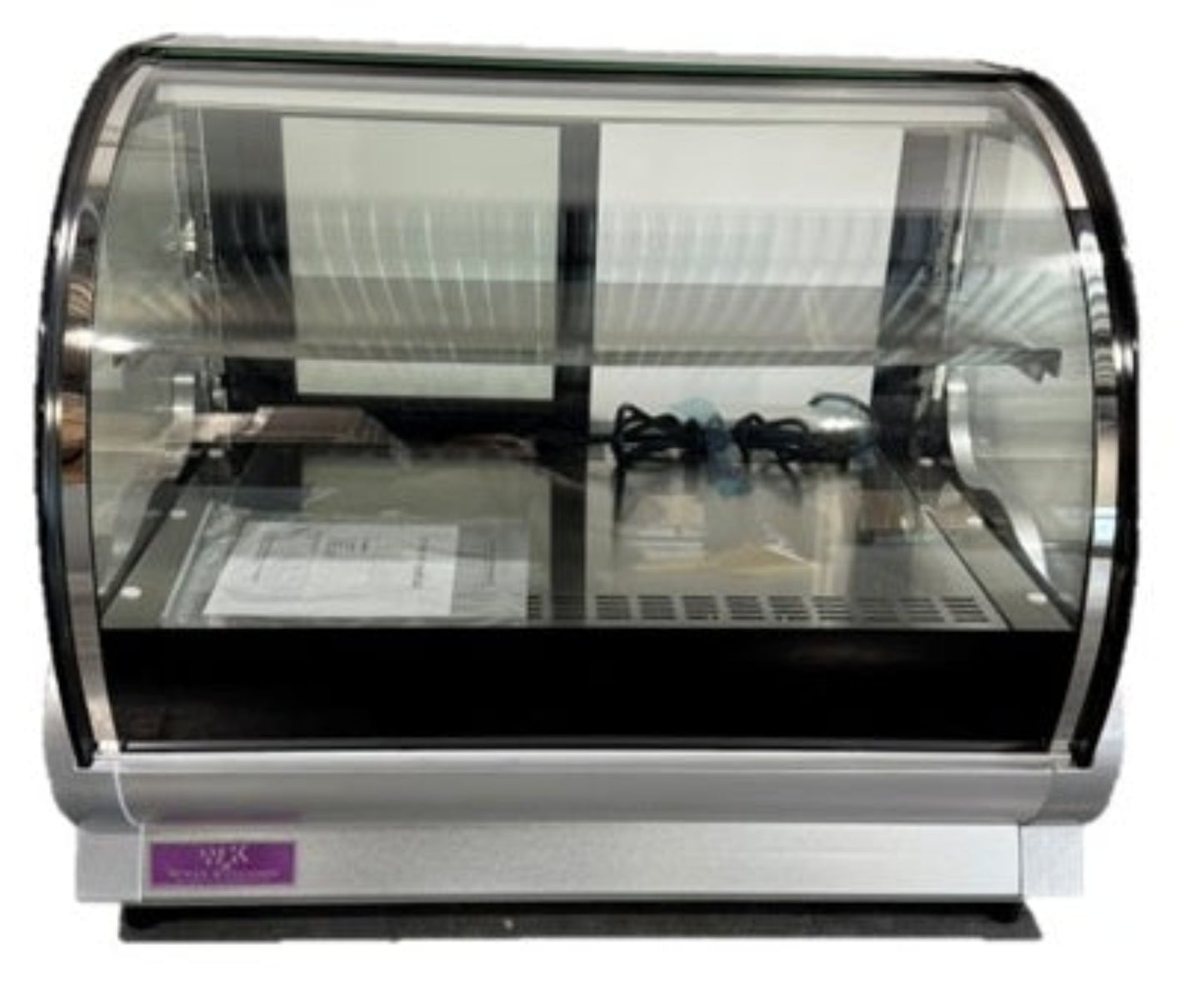 Chef AAA47"W Curved Glass Countertop Refrigerated Display Case - WTC-120