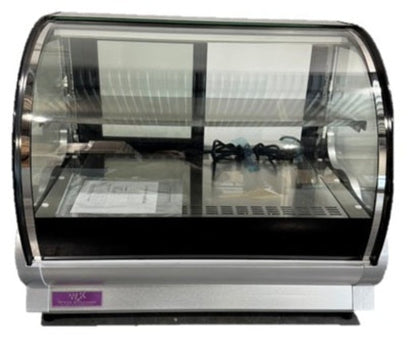 Chef AAA  35"W Curved Glass Countertop Heated Display Case - WTCH-90