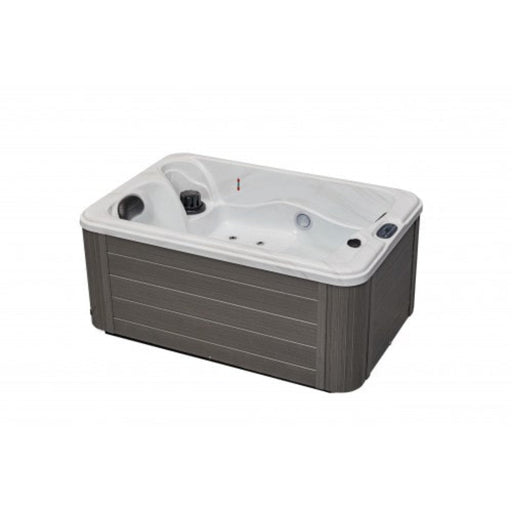 Luxury Spas - Studio Series Cashmere 2-Person Cloud Gray Hot Tub WS-790-CG - Backyard Provider