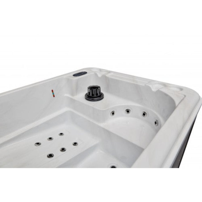 Luxury Spas - Studio Series Riley 3 Person Cloud Gray - Backyard Provider