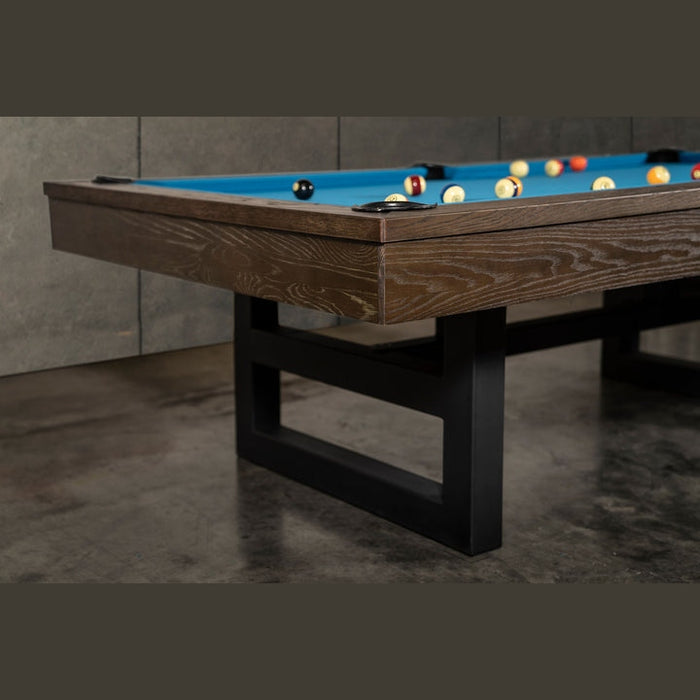 Iron Smyth The Ironhorse 8' Slate Pool Table - ISAF-90071-Brownwash