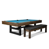 Iron Smyth The Ironhorse 8' Slate Pool Table - ISAF-90071-Brownwash