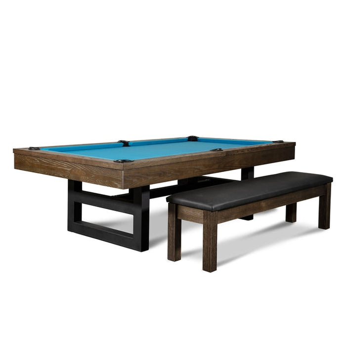 Iron Smyth The Ironhorse 8' Slate Pool Table - ISAF-90071-Brownwash