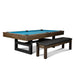 Iron Smyth The Ironhorse 8' Slate Pool Table - ISAF-90071-Brownwash