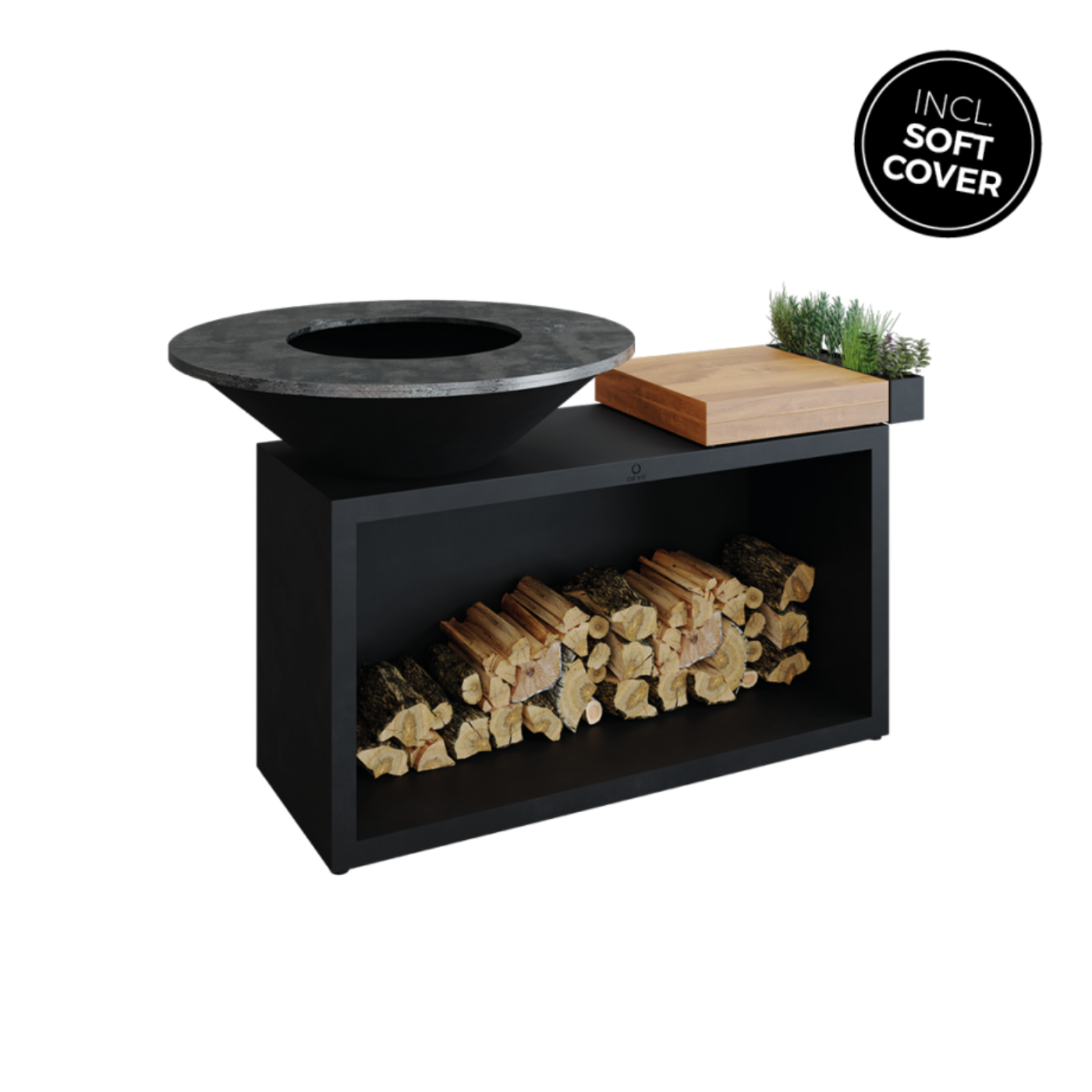 OFYR Island Black 100 Teak Wood - OIB-100-TW