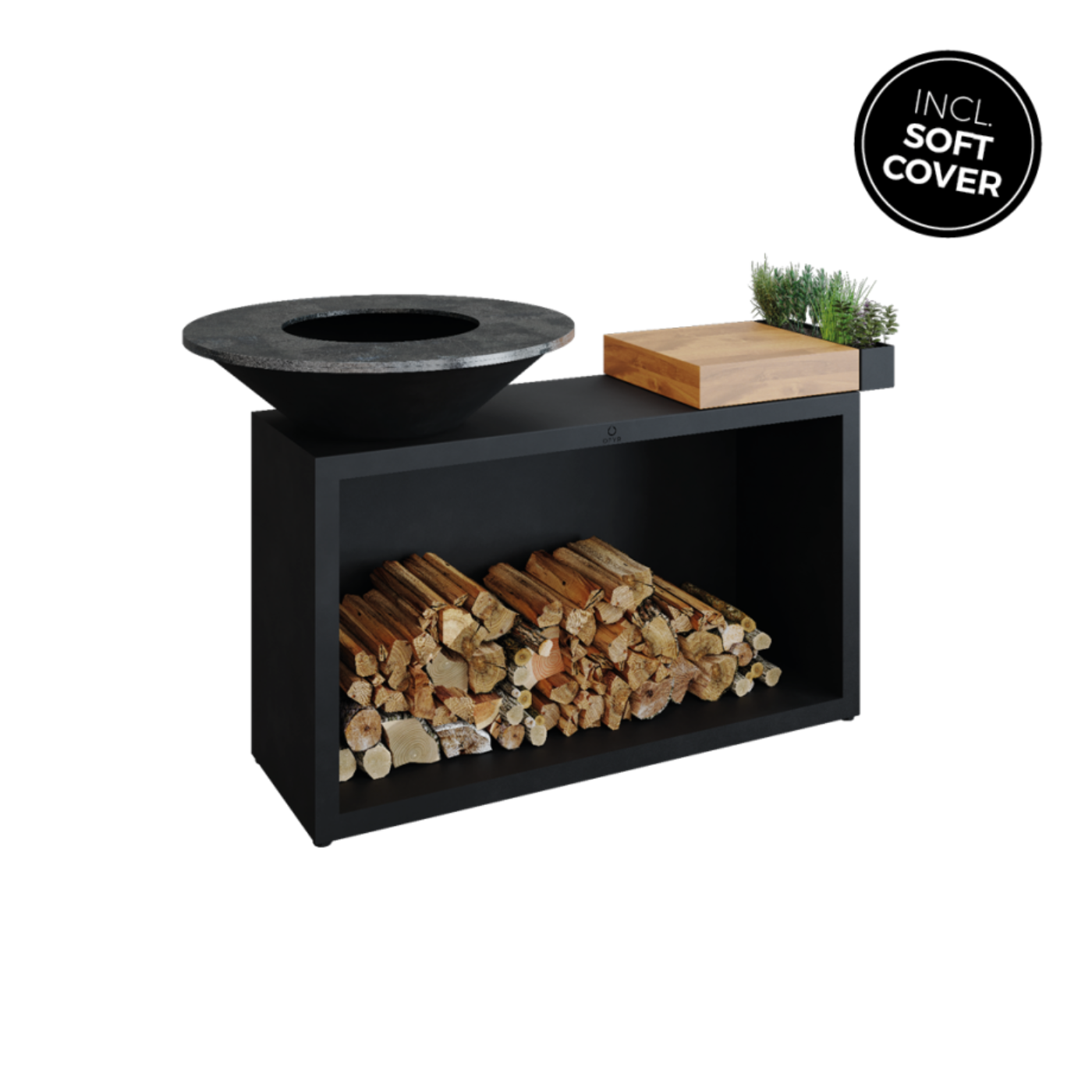 OFYR Island Black 85 Teak Wood - OIB-85-TW