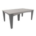 LuxCraft 44" x 72" Island 7 pc. Dining Table Set - IDT4472RCHB/ISC-DHCHB