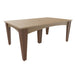 LuxCraft 44" x 72" Island 7 pc. Dining Table Set - IDT4472RCHB/ISC-DHCHB