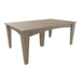 LuxCraft 44" x 72" Island 7 pc. Dining Table Set - IDT4472RCHB/ISC-DHCHB