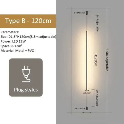 Italian Minimalist Floor to Ceiling Lamp - Procure Décor