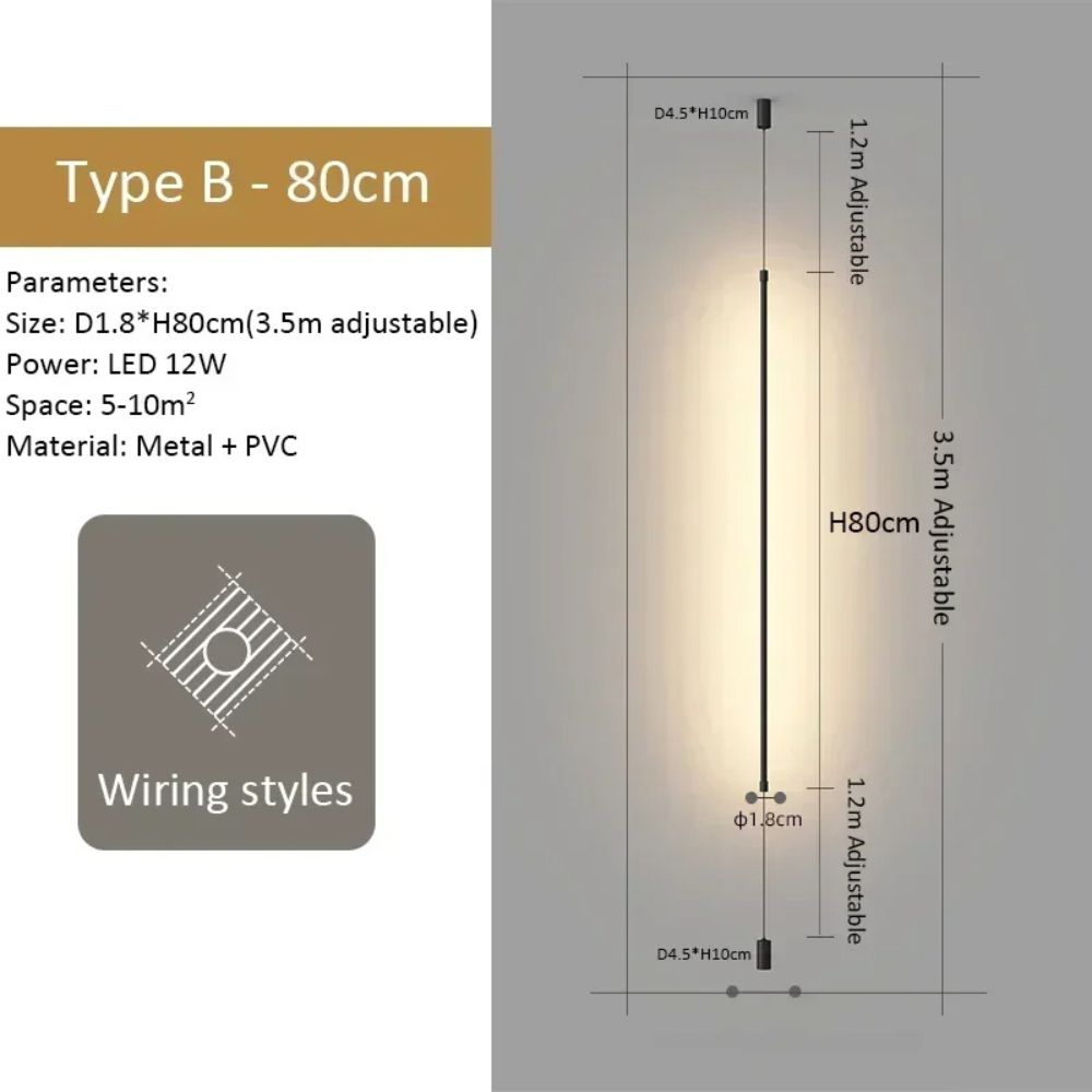 Italian Minimalist Floor to Ceiling Lamp - Procure Décor