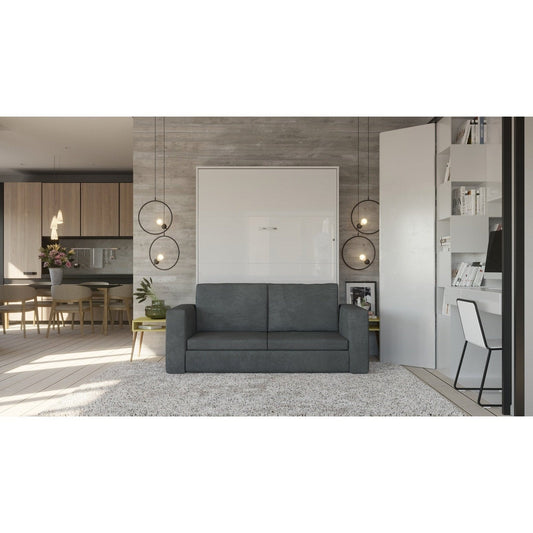 Maxima House Murphy bed European Full XL Vertical with Sofa Invento - IN001W-G