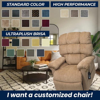 UltraComfort UC556-MLA Vega Medium/Large Size 2 Zone Zero Gravity Lift Chair - UC556-MLA-DST-AWI
