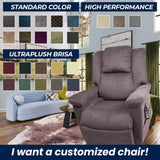 UltraComfort UC682 Estrella 4 Zone Zero Gravity Lift Chair - UC682-MED-DSB-AWI