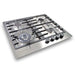 Kleenmaid GCT6030 60cm Stainless Steel Gas Cooktop