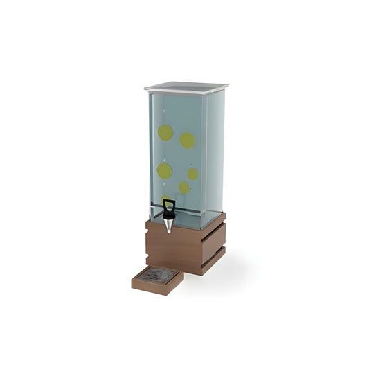 Wundermaxx Acrylic Juice  Dispenser, Wooden Base,  21 x 27 x 60 cm - 915.518