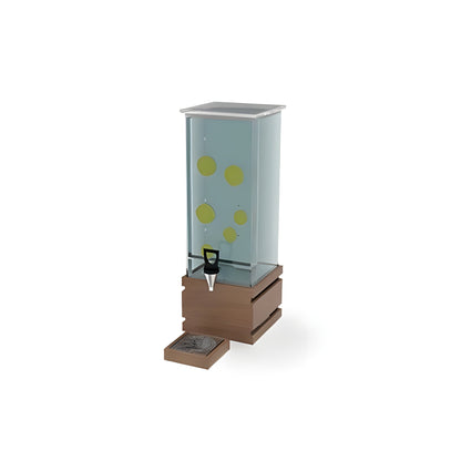 Wundermaxx Acrylic Juice  Dispenser, Wooden Base,  21 x 27 x 60 cm - 915.518