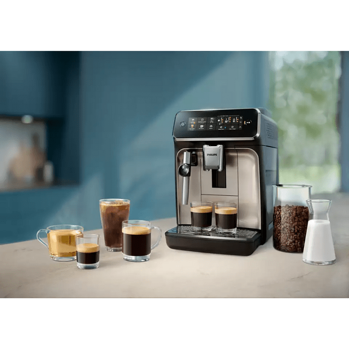 Philips Saeco 3300 Series Fully Automatic Espresso Machine with Classic Milk Frother - EP3326/90