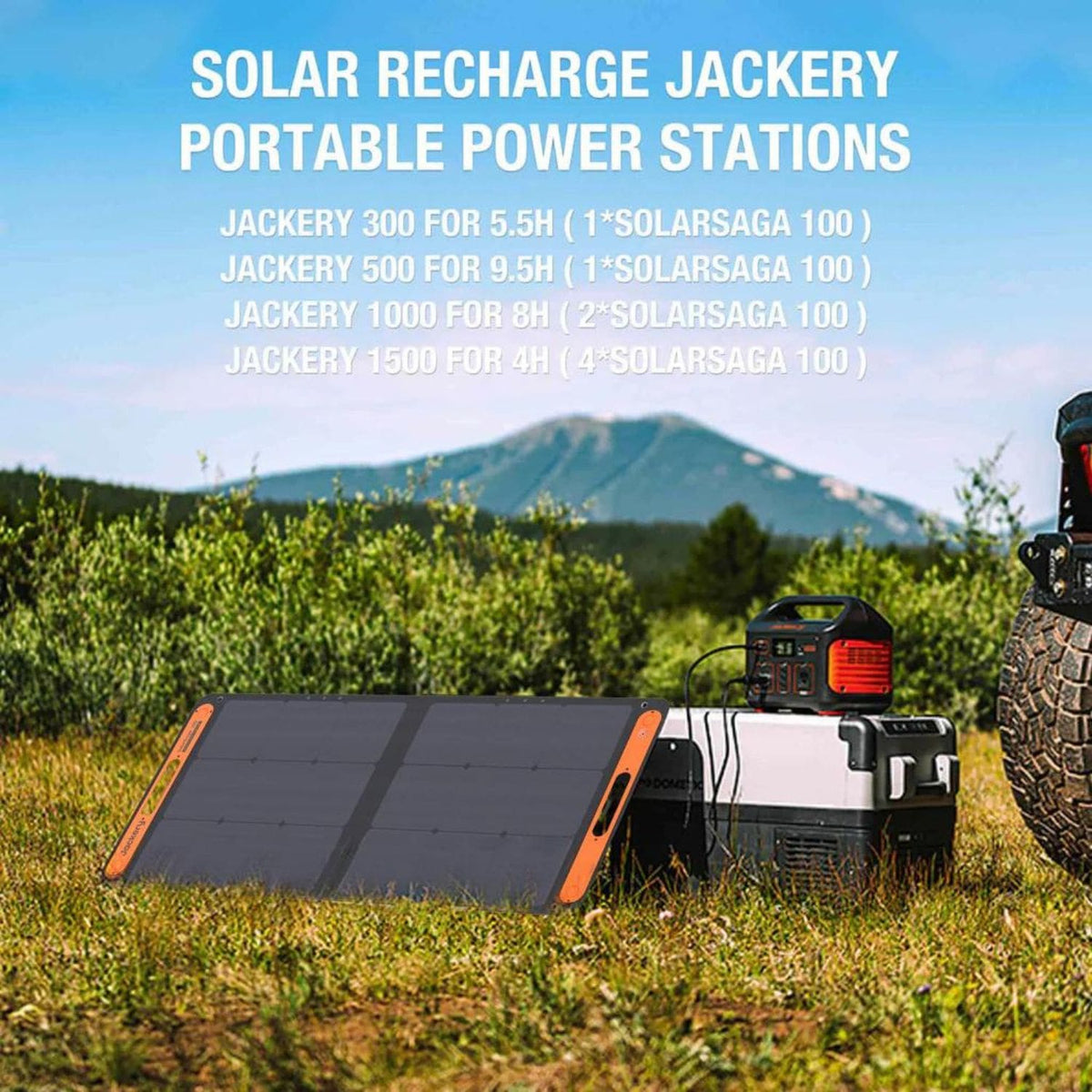 Jackery Solar Saga 100W Solar Panel