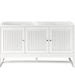 James Martin Vanities Athens Collection 60 in. Double Vanity in Glossy White, Cabinet Only - E645-V60D-GW