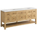 James Martin Vanities Breckenridge Collection 72 in. Double Vanity in Light Natural Oak, Cabinet Only - 330-V72-LNO