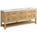 James Martin Vanities Breckenridge Collection 72 in. Double Vanity in Light Natural Oak with Countertop Options - 330-V72-LNO-3AF