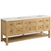 James Martin Vanities Breckenridge Collection 72 in. Double Vanity in Light Natural Oak with Countertop Options - 330-V72-LNO-3AF