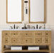 James Martin Vanities Breckenridge Collection 72 in. Double Vanity in Light Natural Oak with Countertop Options - 330-V72-LNO-3AF