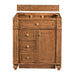 James Martin Vanities Bristol Collection 30 in. Single Vanity in Saddle Brown, Cabinet Only - 157-V30-SBR