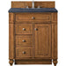 James Martin Vanities Bristol Collection 30 in. Single Vanity in Saddle Brown with Countertop Options - 157-V30-SBR-3AF