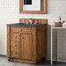 James Martin Vanities Bristol Collection 30 in. Single Vanity in Saddle Brown with Countertop Options - 157-V30-SBR-3AF