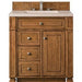 James Martin Vanities Bristol Collection 30 in. Single Vanity in Saddle Brown with Countertop Options - 157-V30-SBR-3AF