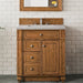 James Martin Vanities Bristol Collection 30 in. Single Vanity in Saddle Brown with Countertop Options - 157-V30-SBR-3AF