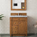 James Martin Vanities Bristol Collection 30 in. Single Vanity in Saddle Brown with Countertop Options - 157-V30-SBR-3AF