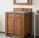 James Martin Vanities Bristol Collection 30 in. Single Vanity in Saddle Brown with Countertop Options - 157-V30-SBR-3AF