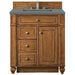 James Martin Vanities Bristol Collection 30 in. Single Vanity in Saddle Brown with Countertop Options - 157-V30-SBR-3AF