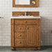 James Martin Vanities Bristol Collection 30 in. Single Vanity in Saddle Brown with Countertop Options - 157-V30-SBR-3AF