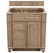 James Martin Vanities Bristol Collection 30 in. Single Vanity in Whitewashed Walnut, Cabinet Only - 157-V30-WW