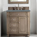 James Martin Vanities Bristol Collection 30 in. Single Vanity in Whitewashed Walnut with Countertop Options - 157-V30-WW-3CBL