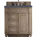 James Martin Vanities Bristol Collection 30 in. Single Vanity in Whitewashed Walnut with Countertop Options - 157-V30-WW-3CBL