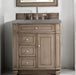 James Martin Vanities Bristol Collection 30 in. Single Vanity in Whitewashed Walnut with Countertop Options - 157-V30-WW-3CBL