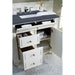 James Martin Vanities Bristol Collection 36 in. Single Vanity in Bright White with Countertop Options - 157-V36-BW-3AF