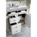 James Martin Vanities Bristol Collection 36 in. Single Vanity in Bright White with Countertop Options - 157-V36-BW-3AF